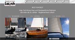 Desktop Screenshot of latsch-segel.de